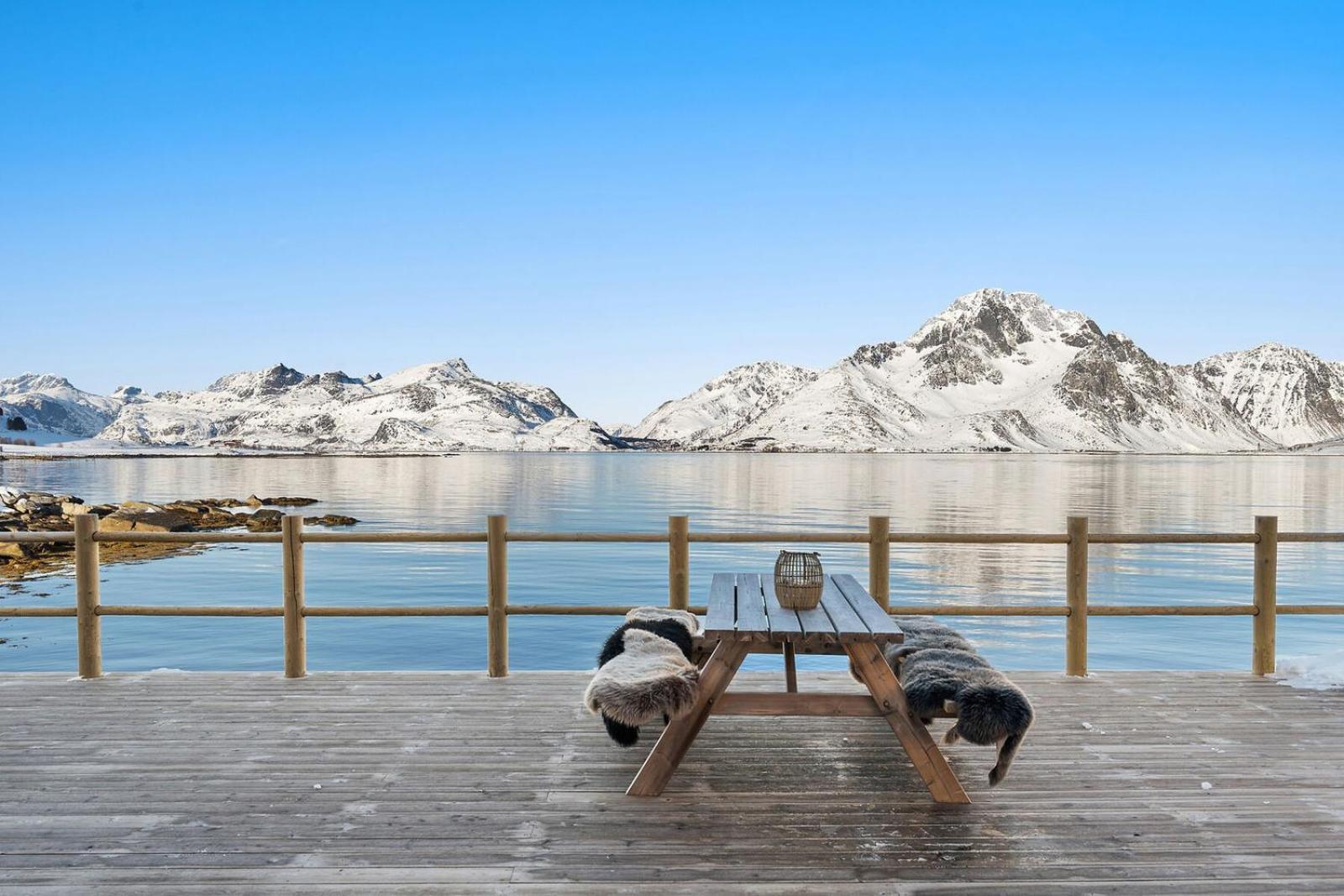 Nappstraumen Seafront Cabin, Lilleeid 68 Gravdal  Eksteriør bilde