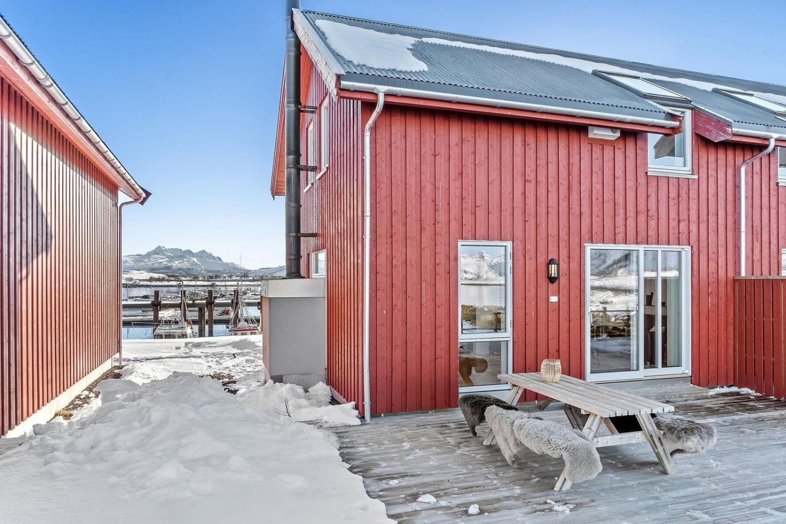 Nappstraumen Seafront Cabin, Lilleeid 68 Gravdal  Eksteriør bilde