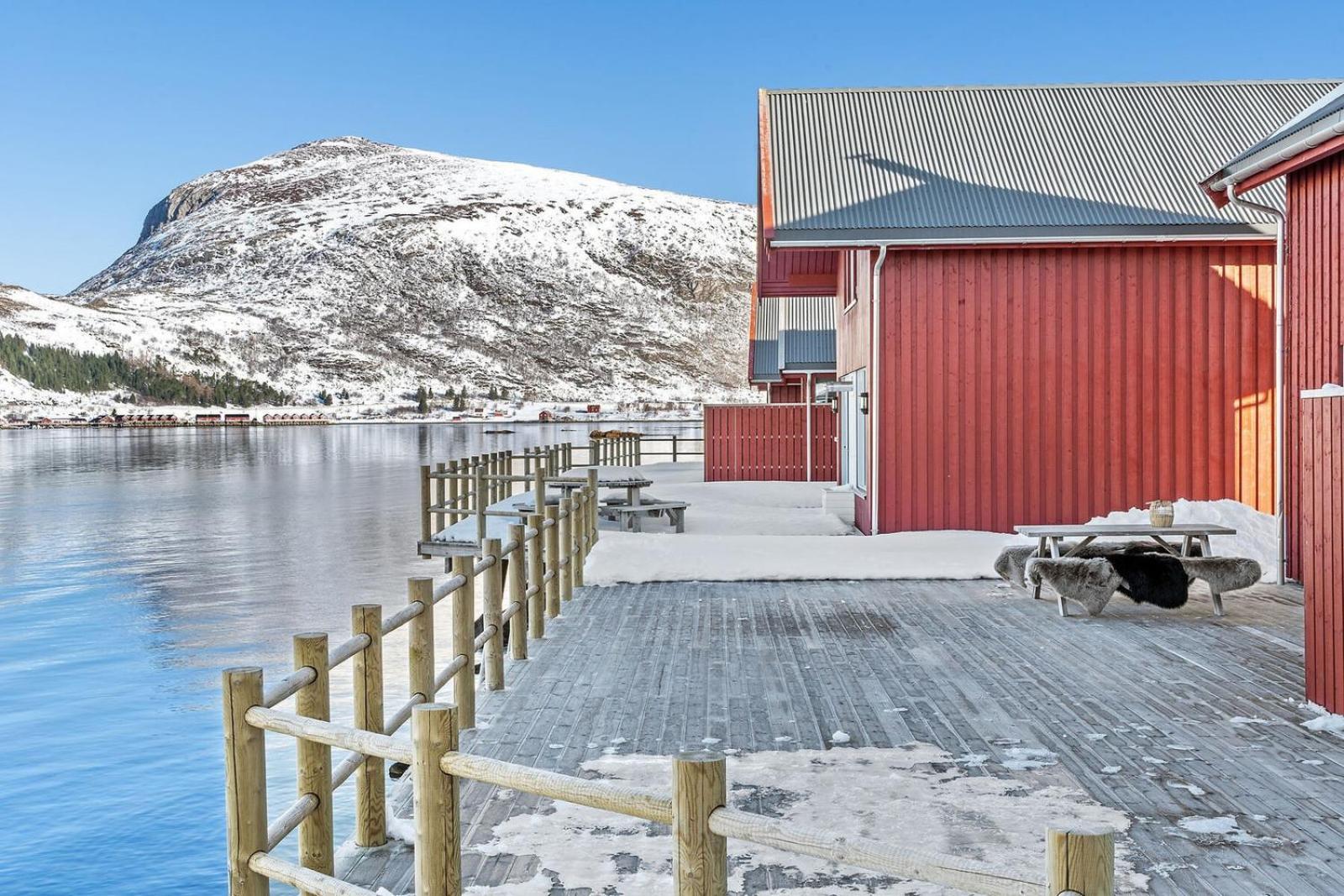 Nappstraumen Seafront Cabin, Lilleeid 68 Gravdal  Eksteriør bilde