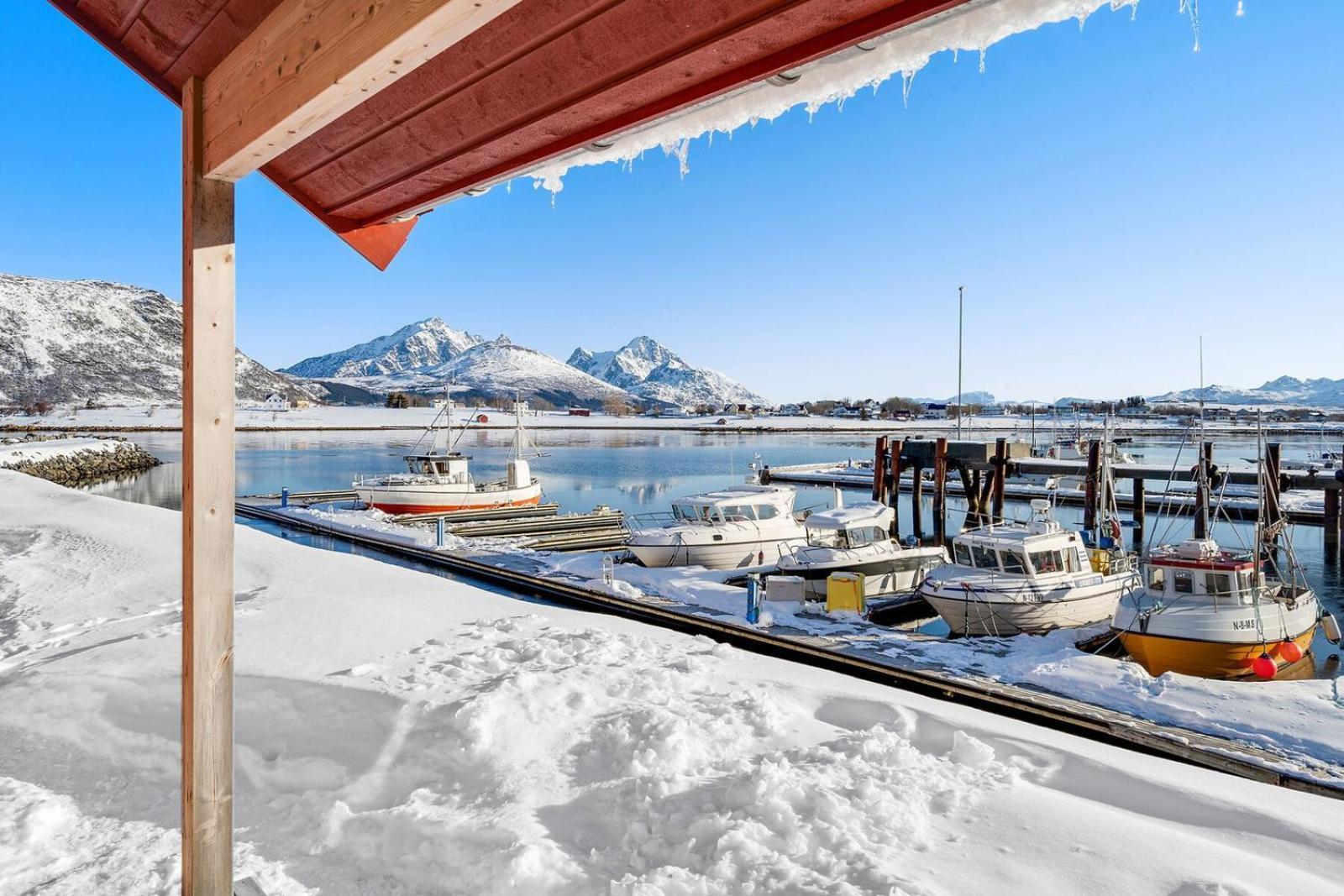 Nappstraumen Seafront Cabin, Lilleeid 68 Gravdal  Eksteriør bilde