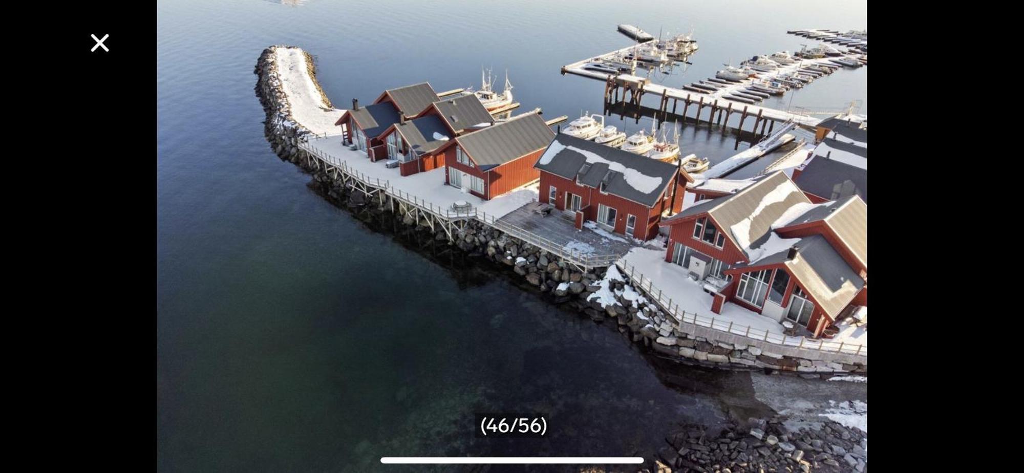 Nappstraumen Seafront Cabin, Lilleeid 68 Gravdal  Eksteriør bilde